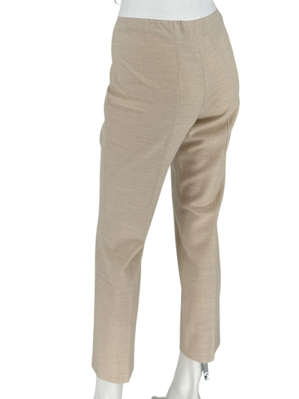 Akris-Bergdorf Goodman Beige Wool Blend Cropped Pants – Size IT 42