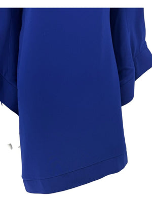 Pamella Roland Cobalt Blue Structured Shift Dress – Large