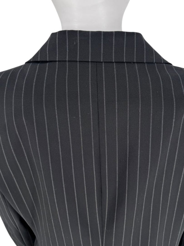 Armani Collezioni Charcoal Pinstripe 3-Piece Suit – Size 12