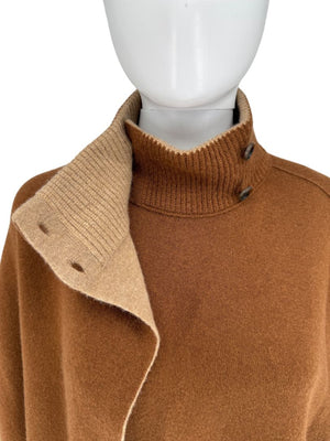 Akris Reversible Double-Faced Cashmere Cape - O/S