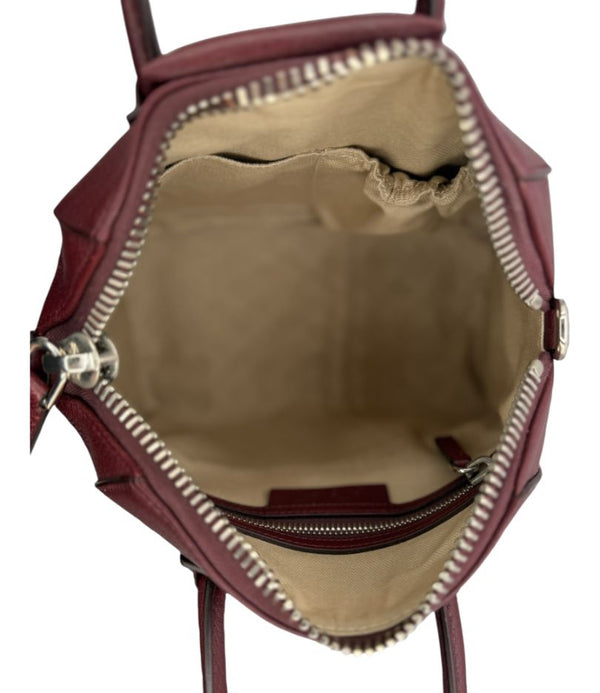 Givenchy  Sugar Goatskin Mini Antigona Aubergine