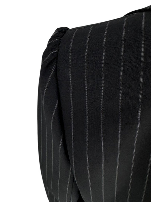 Armani Collezioni Charcoal Pinstripe 3-Piece Suit – Size 12