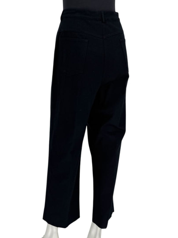 St. John Sport by Marie Gray Navy Stretch Denim-Style Pants – Size 16