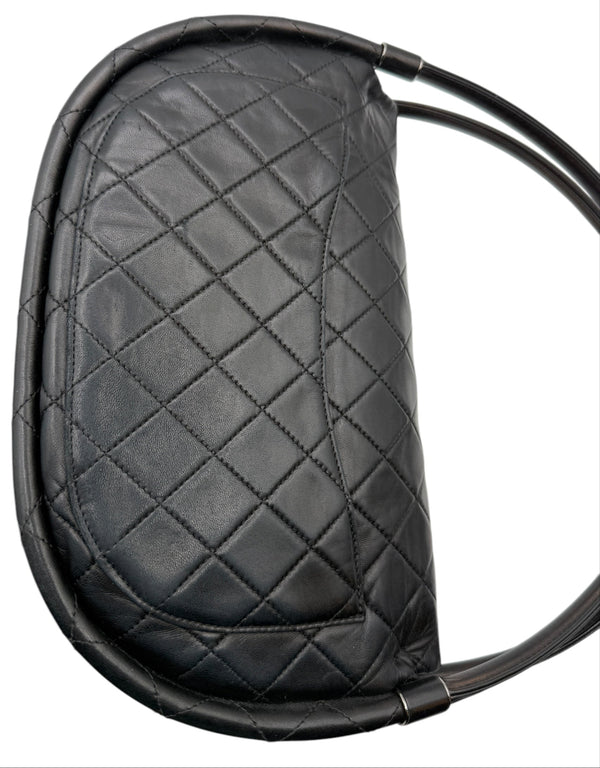 Chanel 2013 Black Hula Hoop Bag - Medium