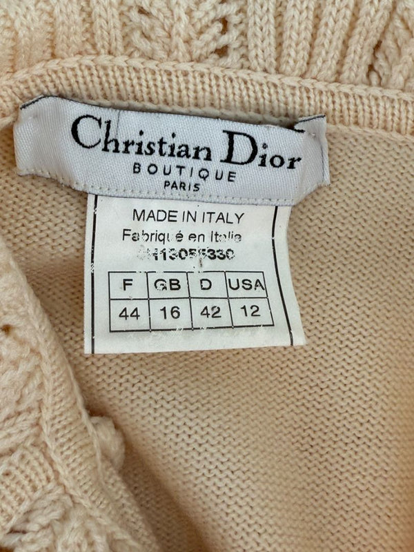 Christian Dior Boutique Wool Knit Sweater – Size US 12 / FR 44