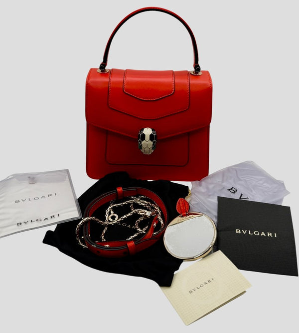 Bvlgari ‘Serpenti Forever’ Small Top Handle Bag