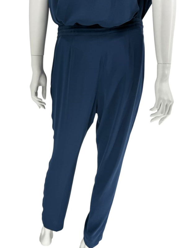 Loro Piana Blue Silk-Blend Lounge Set – Size 46