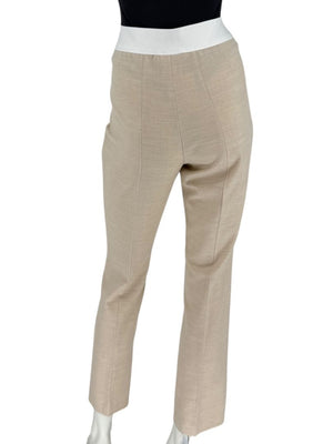 Akris-Bergdorf Goodman Beige Wool Blend Cropped Pants – Size IT 42