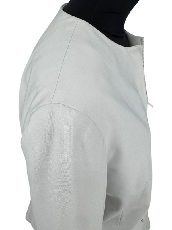 Oscar by Oscar de la Renta Greyish-White Two-Piece Suit – Size 12