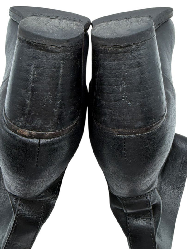 Rag & Bone Women’s Black Leather Ankle Boots – Size 36.5