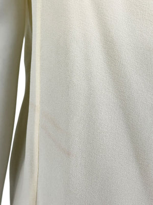 Akris Ivory Tank Camisole & Mesh Jacket Twin Set – Size US 16 (F 48 / D 46)