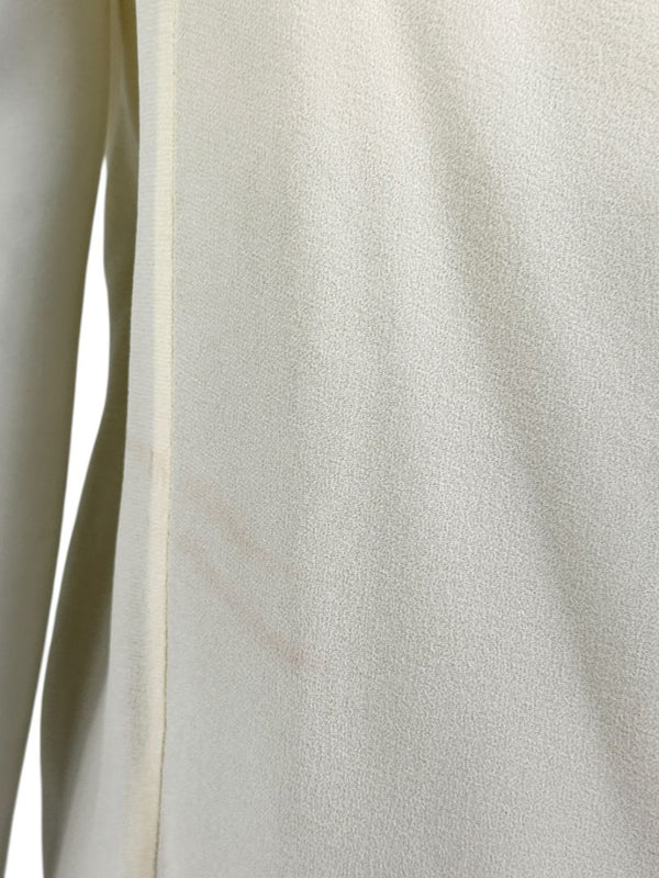 Akris Ivory Tank Camisole & Mesh Jacket Twin Set – Size US 16 (F 48 / D 46)