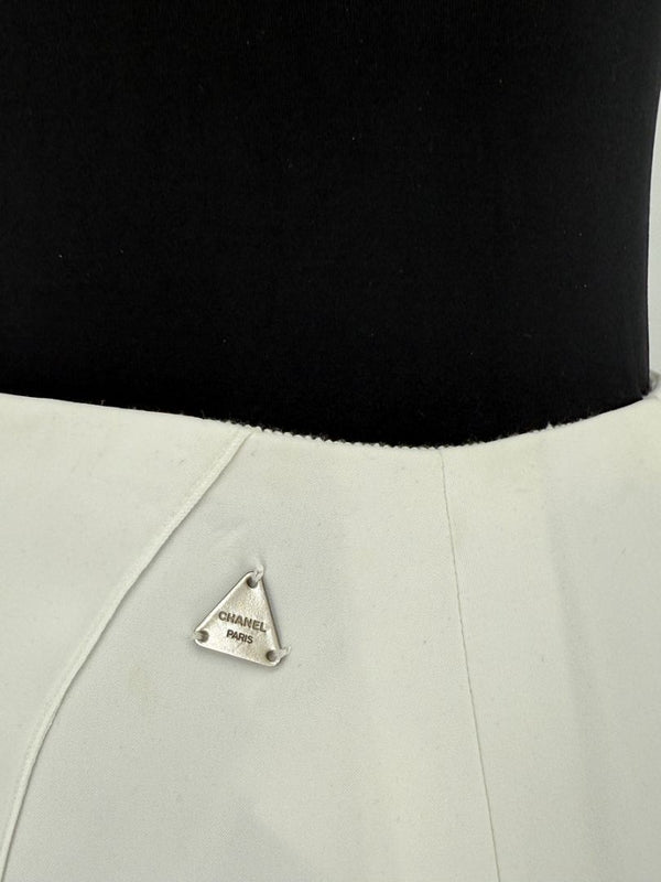 Chanel White Maxi Wrap Skirt – Cruise 2000, Size 42 (New with Tags)