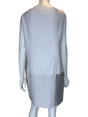 Akris Two-Tone Sleeveless Shift Dress – Size US 10