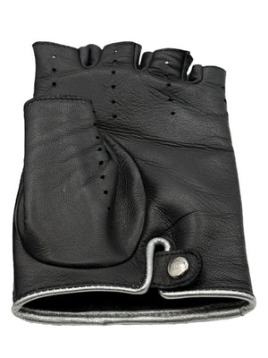 Chanel Quilted Lambskin Beaded CC Fingerless Gloves – Size 7½ – Excellent Preowned Condition (Rare)