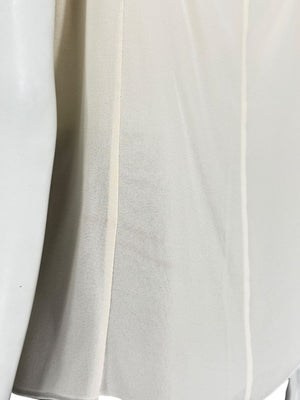 Akris Ivory Tank Camisole & Mesh Jacket Twin Set – Size US 16 (F 48 / D 46)