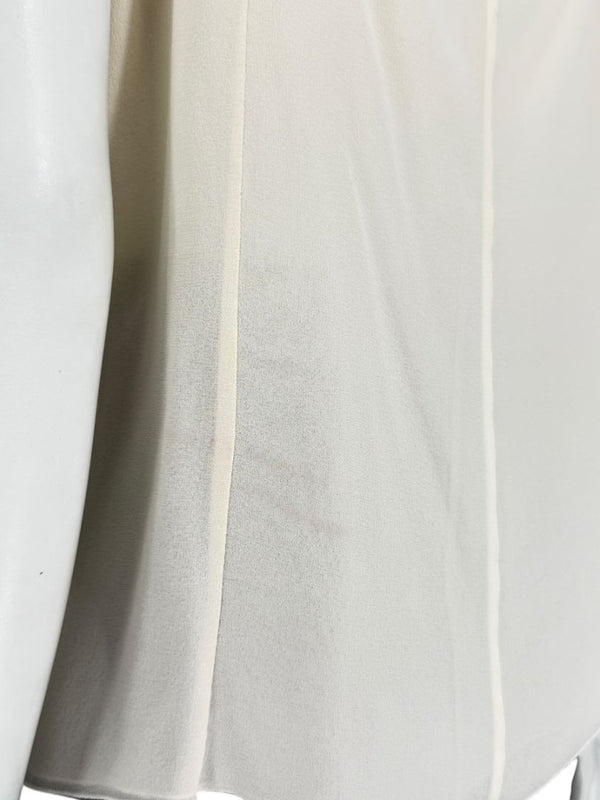 Akris Ivory Tank Camisole & Mesh Jacket Twin Set – Size US 16 (F 48 / D 46)