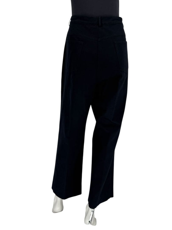 St. John Sport by Marie Gray Navy Stretch Denim-Style Pants – Size 16