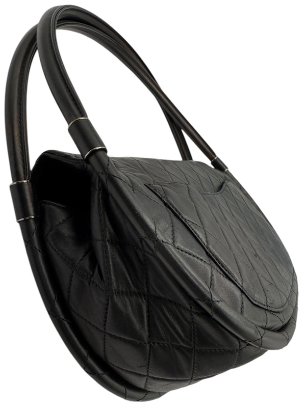 Chanel 2013 Black Hula Hoop Bag - Medium