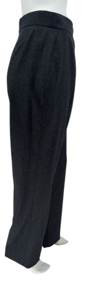 Chanel Charcoal Wool Trousers – Size 42 (FR)