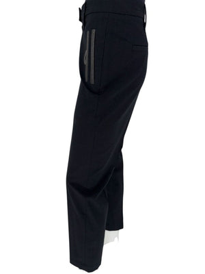 Brunello Cucinelli Embellished Wool Blend Trousers - Size US 10