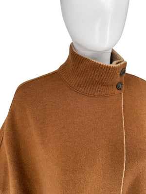 Akris Reversible Double-Faced Cashmere Cape - O/S