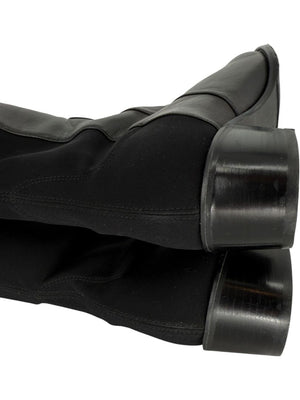 Stuart Weitzman Over-the-Knee 50/50 Leather Riding Boots – Size 8.5 M
