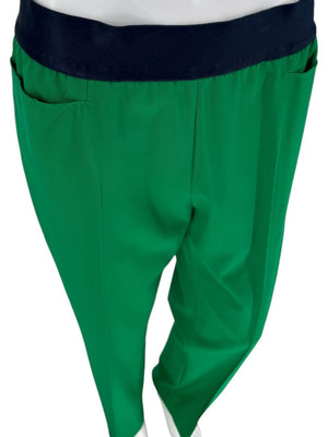 Akris Punto Emerald Green Wool Blend Pant Suit – Size 10