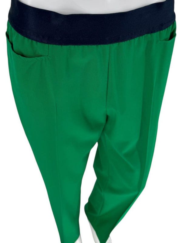 Akris Punto Emerald Green Wool Blend Pant Suit – Size 10