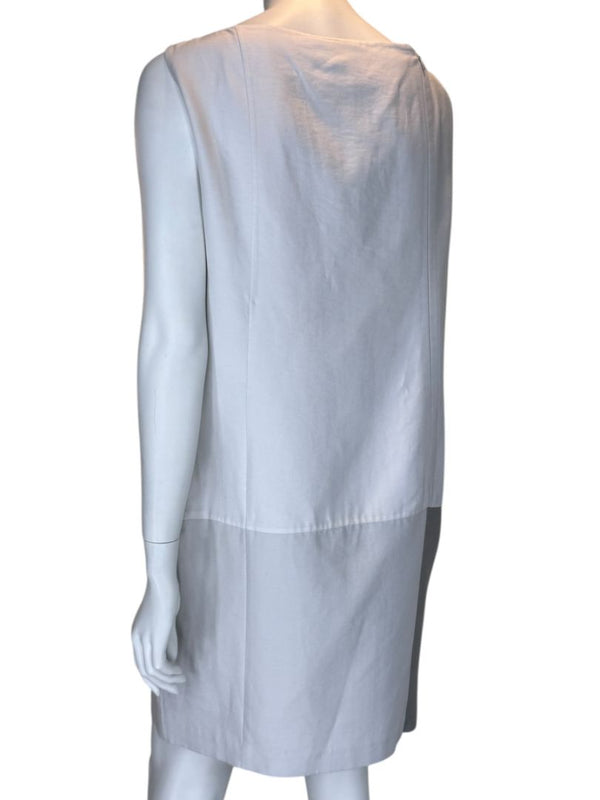 Akris Two-Tone Sleeveless Shift Dress – Size US 10