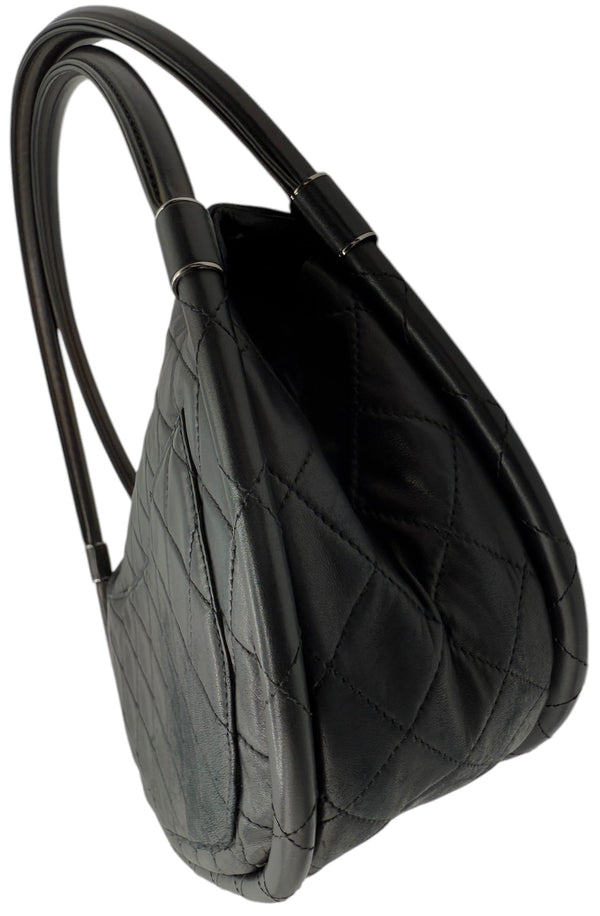 Chanel 2013 Black Hula Hoop Bag - Medium