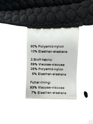 Akris Punto Black Honeycomb Zip Jacket - Size 10
