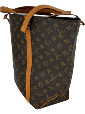 Louis Vuitton Monogram Sac Shopping Tote – Vachetta Trim & Pouch Included