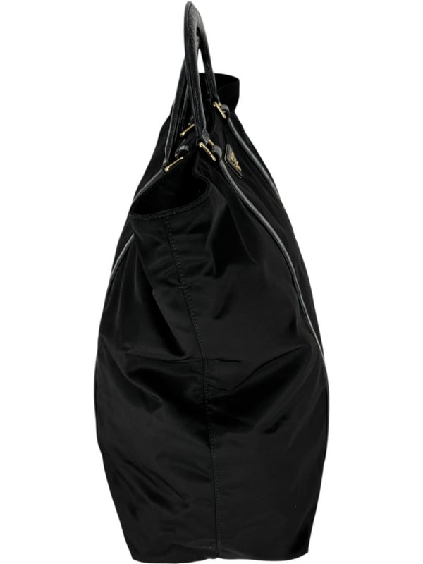 Prada Tessuto Nylon & Leather Trim Tote – Nero