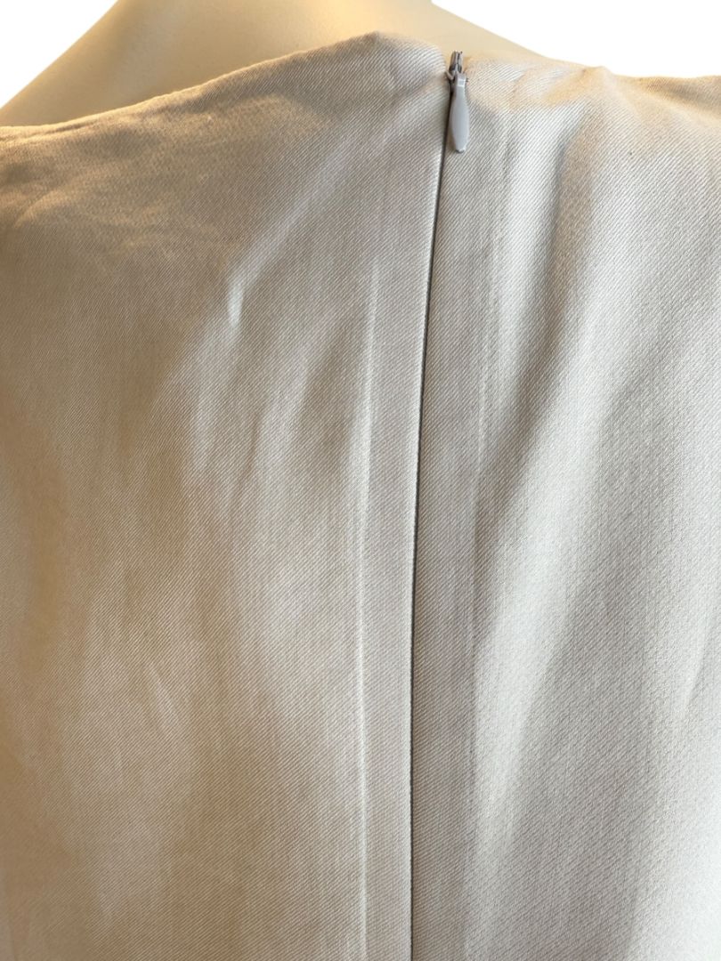 Akris Two-Tone Sleeveless Shift Dress – Size US 10