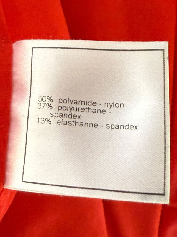 Chanel Red Quilted Identification Jacket – Size 42