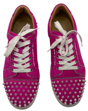 Christian Louboutin Vieira 2 Flat Veau Velours ‘Diva Clear’ – Size 40