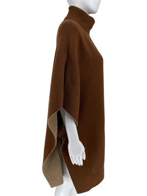 Akris Reversible Double-Faced Cashmere Cape - O/S