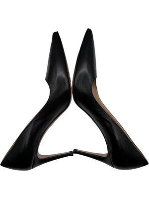 Prada Black Leather Pointed Toe Pumps – Size 39