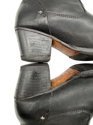Rag & Bone Women’s Black Leather Ankle Boots – Size 36.5