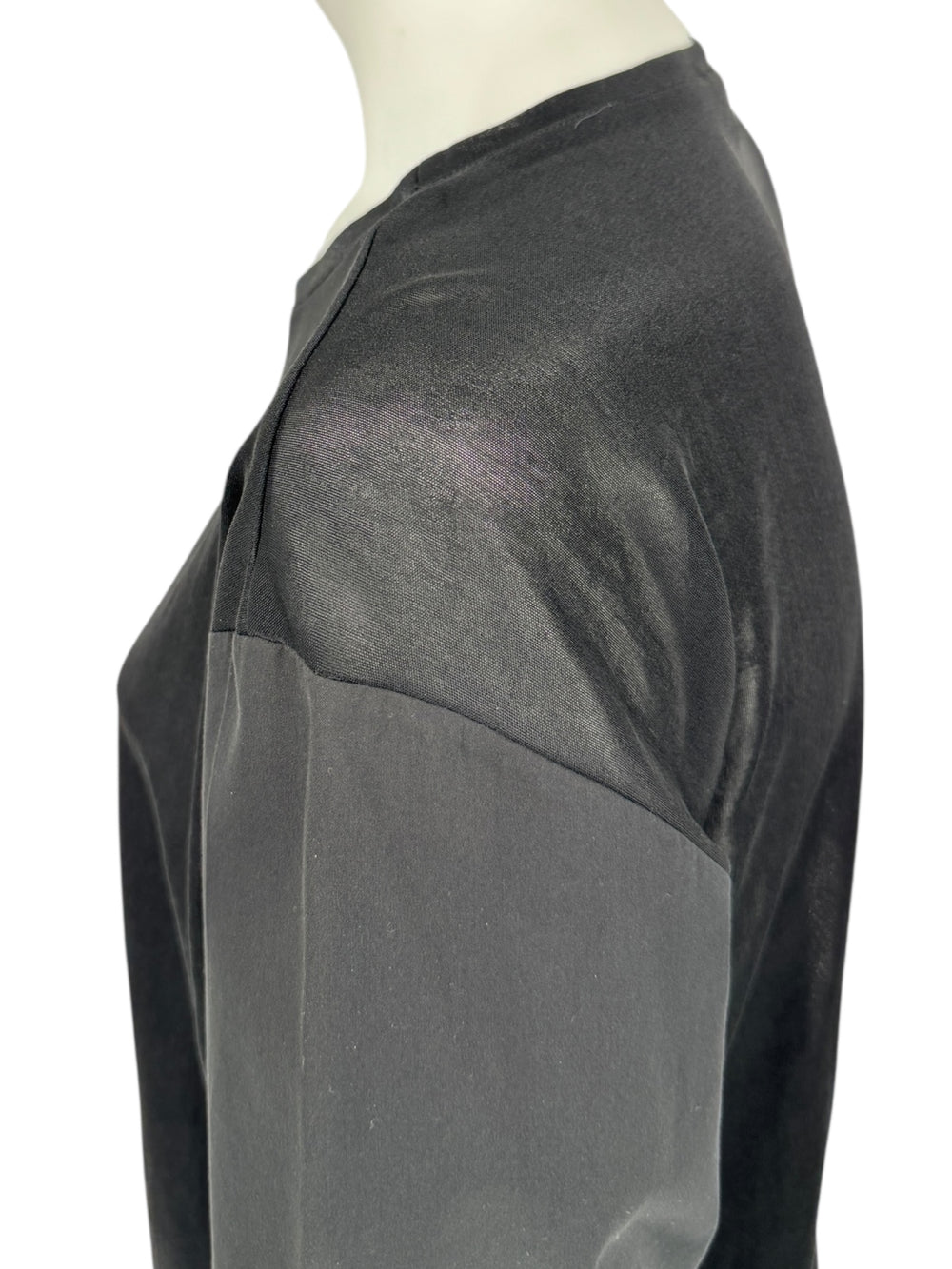 Prada Men’s Black Sheer Mesh Long-Sleeve Shirt – Size 40