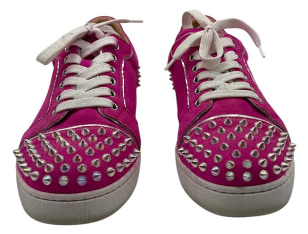 Christian Louboutin Vieira 2 Flat Veau Velours ‘Diva Clear’ – Size 40