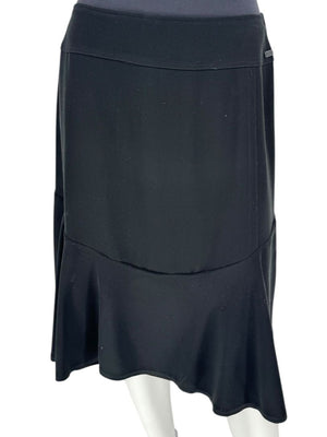 Anne Klein Black Leather Skirt – Size 10