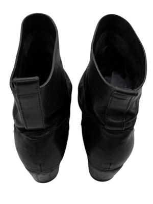 Rag & Bone Women’s Black Leather Ankle Boots – Size 36.5
