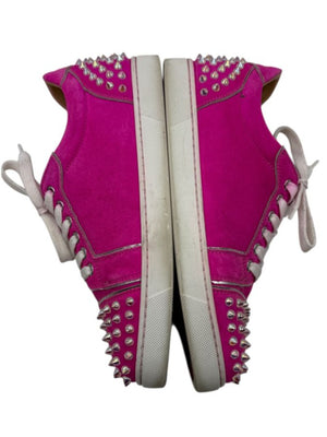 Christian Louboutin Vieira 2 Flat Veau Velours ‘Diva Clear’ – Size 40