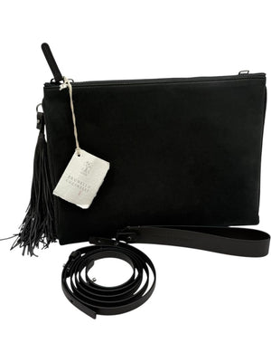 Brunello Cucinelli Suede Monili Clutch – Brand New With Tags – 8.5”H x 11.5”W