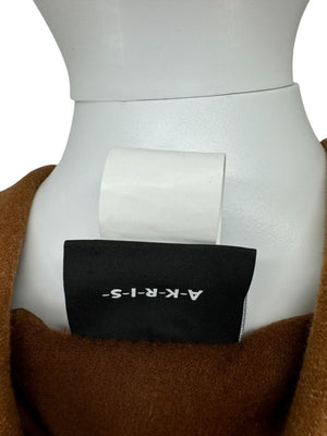 A-K-R-I-S- Camel Wool-Cashmere Blazer & Tapered Pant Suit – Size 10