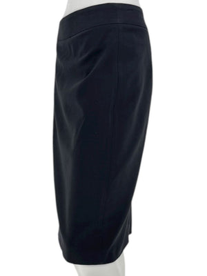 Armani Collezioni Black Virgin Wool Pencil Skirt – Size: 12