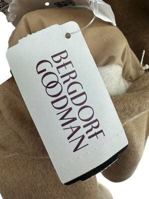 Kiton Brown & Ivory Reversible Cashemere Coat - NWT - Size 10