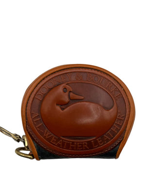 Dooney & Bourke Blue All Weather Leather Crossbody Bag W/ Matching Wallet, Keychain & Coin purse
